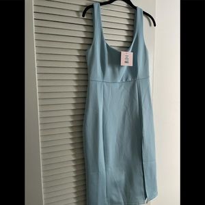 BRAND NEW never worn light blue mini love dress